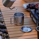 New Arrival 7 Pcs 304 Stainless Steel Camping Cookware Set Multi-person Soup Pot
