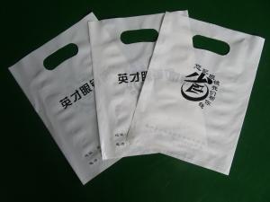 Quality HDPE Custom Printed Die Cut Handle Bags Regenerative Plastic wholesale