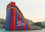 10m high giant inflatable water slide for adults made of 0.55mm pvc tarpaulin