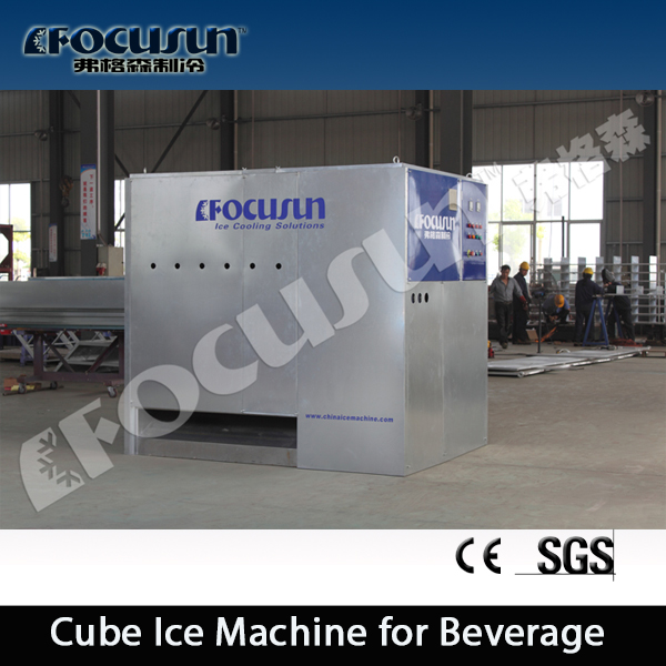 Bitzer Compressor Focusun 15T Containerized Block Ice Machine with Automatic Control System