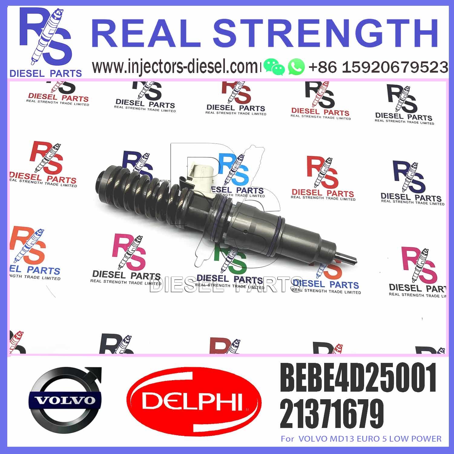 injector common rail injector 3801469 BEBE4D25001 For V-O-L-V MD13 EURO 5 LOW fuel injector BEBE4D25101
