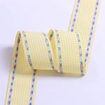 7mm-38mm Blue Embroidered Ribbon ISO9001 Embroidered Floral Ribbon