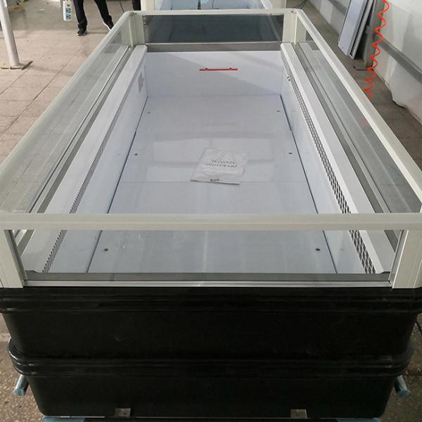 Refrigerated Supermarket Glass Door Beverage Cooler Cold Drink Display