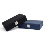 Multiple Colors Rectangle Leather Gift Box 4 Slot Watch Box SGS Certificated