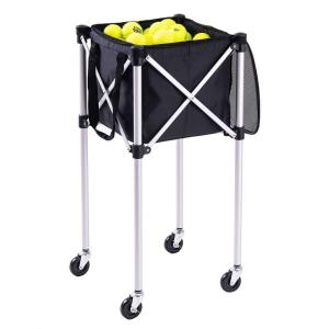 Quality Lightweight Tennis Ball Hopper Basket Aluminum Alloy Portable Tennis Ball Cart wholesale