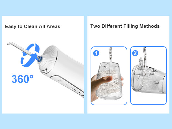 Professional 2-in-1 Sonic Teeth Cleaning Combo Soft Bristle Electric Toothbrush Water Flosser Whitening Waterproof Household