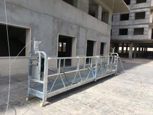 Quality Painting steel ZLP630 6 meters 630kg window cleaning suspended platform wholesale