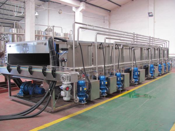 2000 Bottles Small Tunnel Pasteurizer Increasing Biological Stability