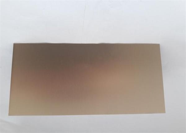 Decoration Anodised Aluminium Plate High Precision Cutted Uv Resistance
