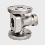 Stainless Steel Investment Casting Valve Parts , Water Pump Valve Body Casting