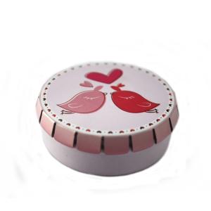 Quality Small Round Metal Click Clack Box for Chocolates wholesale