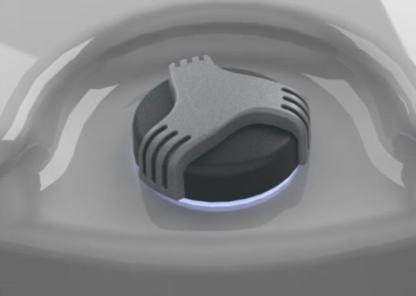 1 Inch LED Lighting Turn Hot Tub Diverter Dual Port , Spa Diverter Valve