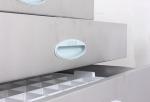 Hospital 2 Drawers And 1 Cabinet Stainless Steel Medical Medicine Trolley