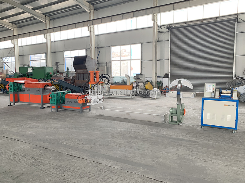 Motor Driven Waste HDPE Plastic Recycling Pelletizing Machine Granules PP PE