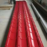 600 To 1500mm Zinc Coating Metal Steel Blue Tile 0.12MM To 1.2MM