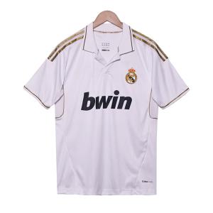 Quality Polyester Home Retro Fan Football Shirts Replica for Real Madrid 2011-2012 Season wholesale