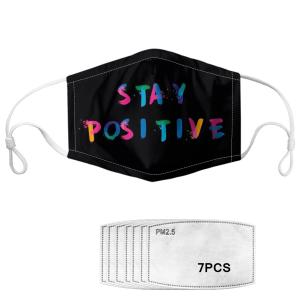 Quality Recyclable Letter Printed Decorative Cloth Face Mask wholesale