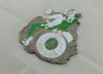 Zinc Alloy Engraving Carnival Medalby Antique Nickel Plating With Color Clown