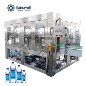 Quality Fully Automatic Water Filling Machine SUS304 High Speed Mineral Production Line wholesale