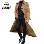 Hot Sale Plus Size Overcoat Casual Slim Fit Men's Utility Long Windbreaker