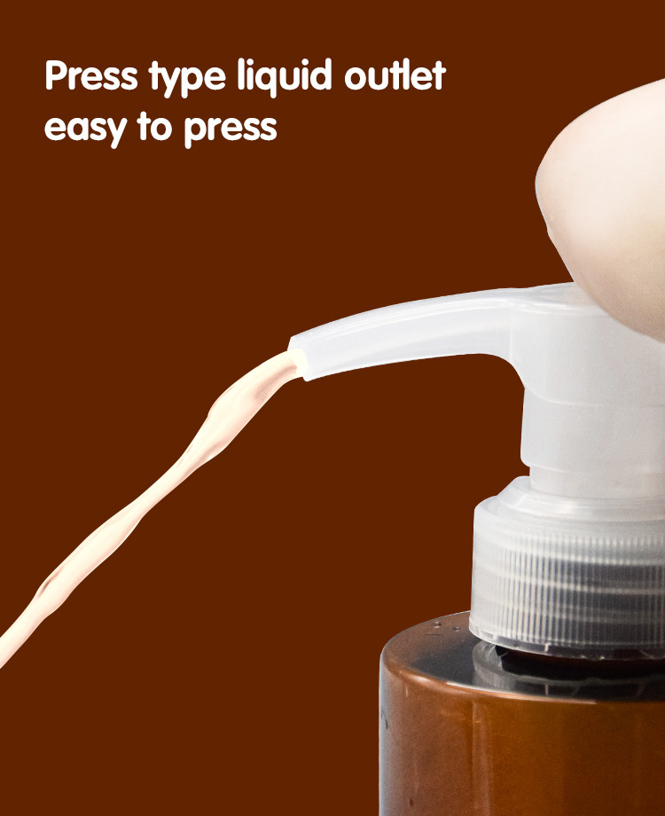 4cc Dosage PP Mono Lotion Pump Bottle For 300ml/500ml Cosmetic Packaging UKAP11