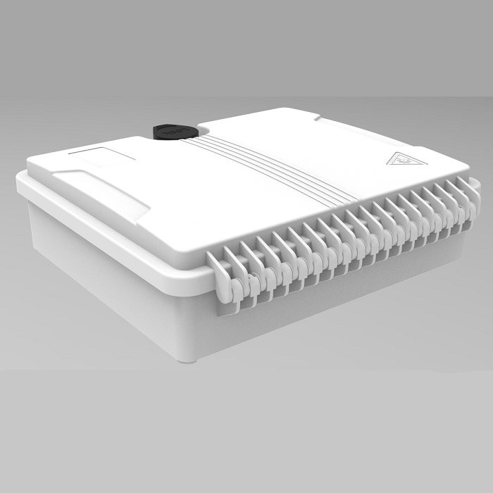 FTTH 1x8 PLC 12ports Fiber Optic Distribution Box Wall Mount