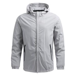 Quality 100% Polyester Pandex Outdoor Windbreaker Jacket Thin Fall Jacket wholesale