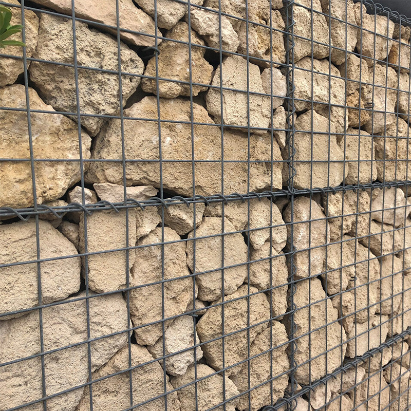 Welded Gabion Box Tiered Planter Sustainable Drainage Rust Resistant Garden Sculpture