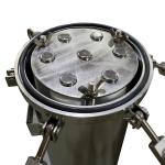 3 Inch Flange In/Out 304 Stainless Steel 7 Cartridge Filter Housing for 40"