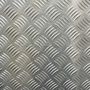 Quality 1060 Alloy 5.0mm Checker Aluminum Embossed Plate wholesale