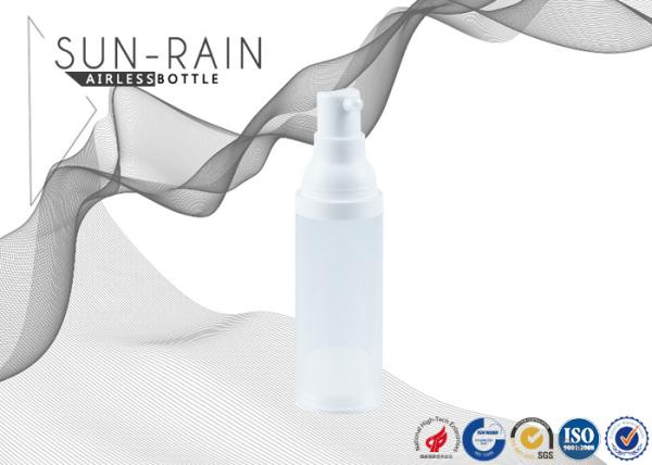 Plastic airless pump cosmetic packaging bottle all environmental material pp SR