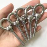 INCH Measurement System Stainless Steel Eye Bolt M6 Shoulder 1/4" X 2" Heavy