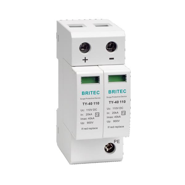 TY-40 110 DC SPD Pv Surge Protection Device Lightning Protection Surge Arrester