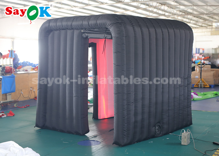 Inflatable Party Decorations Portable Inflatable Photo Booth With Inner Air Blower For Promotion