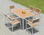 New design Aluminium Polywood chairs and table Hotel Outdoor Garden Patio chair