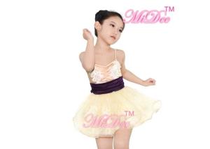 Quality Girls Ballerina Dance Clothes / Dance Costume Ballroom Dress Camisole Clothing wholesale