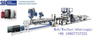 Quality Whole Line Trolley Bag Making Machine In Production wholesale