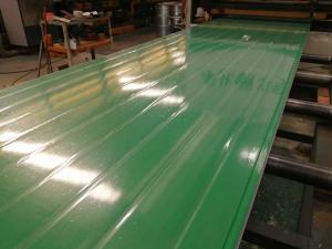 Quality Insulation Glass Wool Foam Sandwich Wall Panel Lotus Green Color wholesale