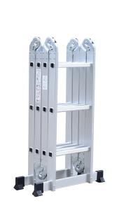 Quality 4X3 1.2mm Multipurpose Aluminium Foldable Ladder wholesale