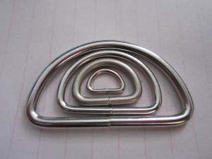 Quality high end bag parts accessories metal d ring wholesale