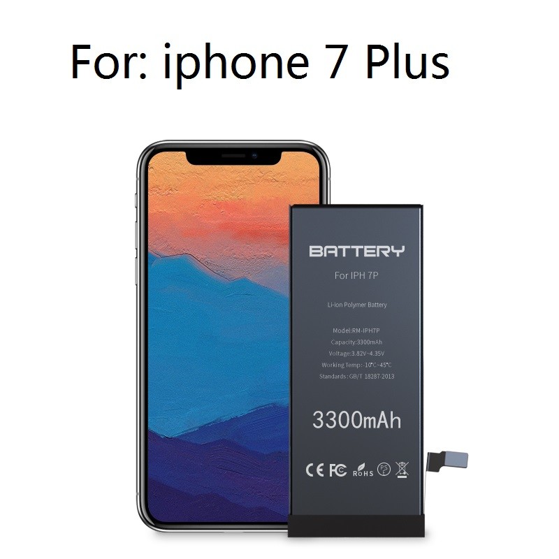 Li - Ion Cell Iphone 7 Plus Battery A Grade Polymer Zero Cycle For Mobile Phone