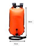 High Quality Fashionable Safety Tow Big Capacity PVC Floating Swim Beach Buoy