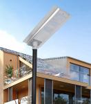 150W LED Street Light With Intelligent Mode, 140LM/W, 5000K, Lithium battery 12V