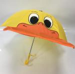 18 Inches Manual Open Cute Cartoon Duck Umbrella Waterproof Polyester