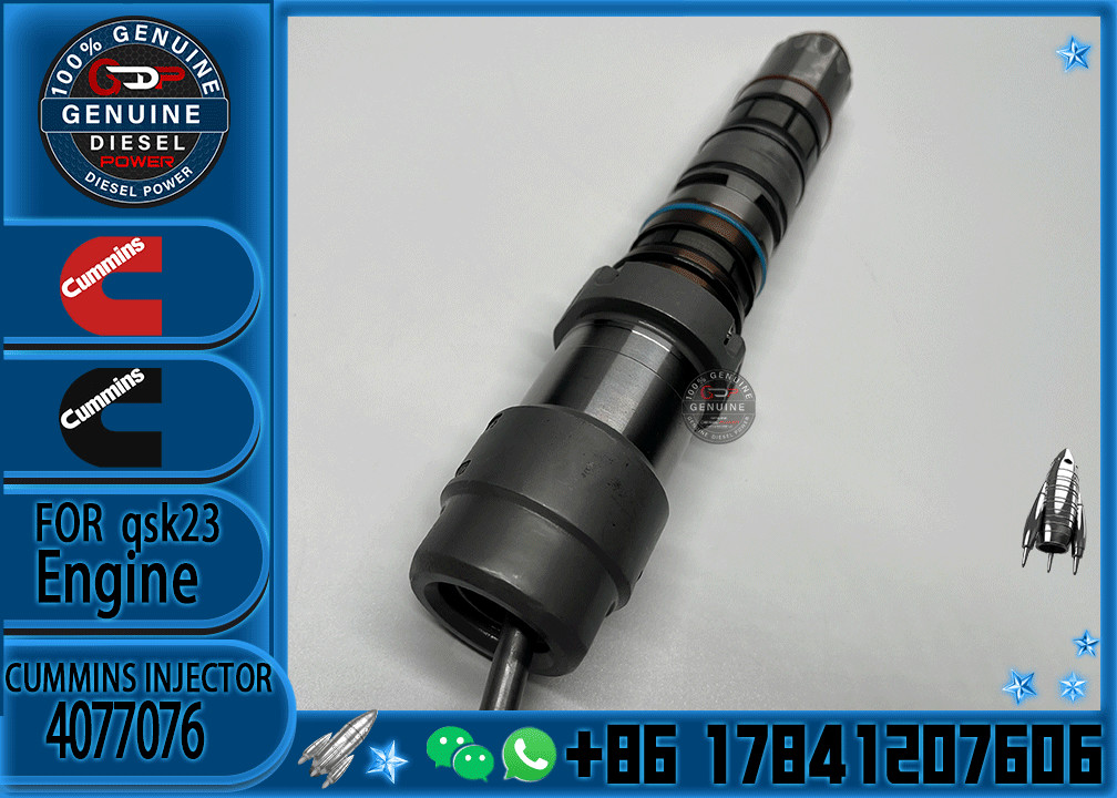 Mining Construction Equipment QSK23 QSK Diesel Engine Fuel Injector 4077076 4902827