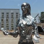 Custom Stainless Steel Statue Medium Size Metal Outdoor Witch Statue