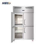Direct Cooling Commercial Upright Refrigerator 4 Doors 1000L