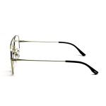 FM7112 Square Unisex Optical Metal Frame Stainless Steel Size 53-20-145