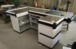Custom Stainless Steel Table Surface Supermarket Electric Cash Counter