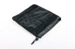 new black mini hard headphone case portable earbuds pouch box PU leather
